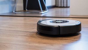 Close up of robot vacuum cleaner