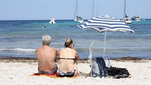 Couple on a beach